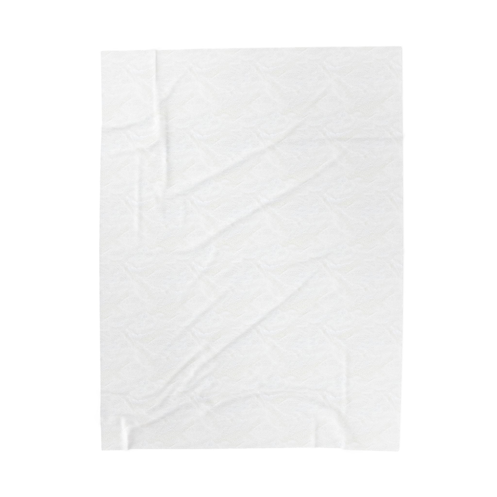 Floral Velveteen Plush Blanket — Blue & Yellow Botanical Throw