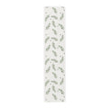 Olive Branch Cotton-Poly Table Runner — Rustic Mediterranean Dining Decor