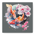 Koi Fish Watercolor Canvas Wall Art — Matte Stretched Canvas
