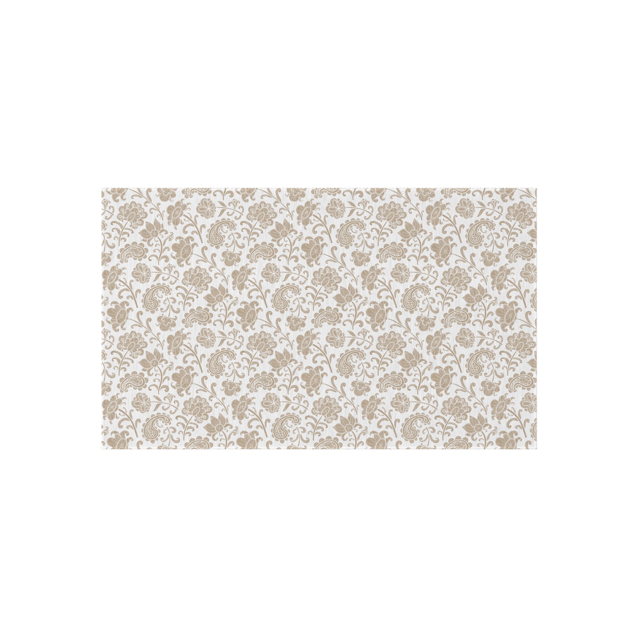 Daisy Gingham Outdoor Rug — Floral Patio Mat