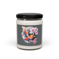 Koi Fish & Floral Scented Soy Candle — 9oz Aromatherapy Candle