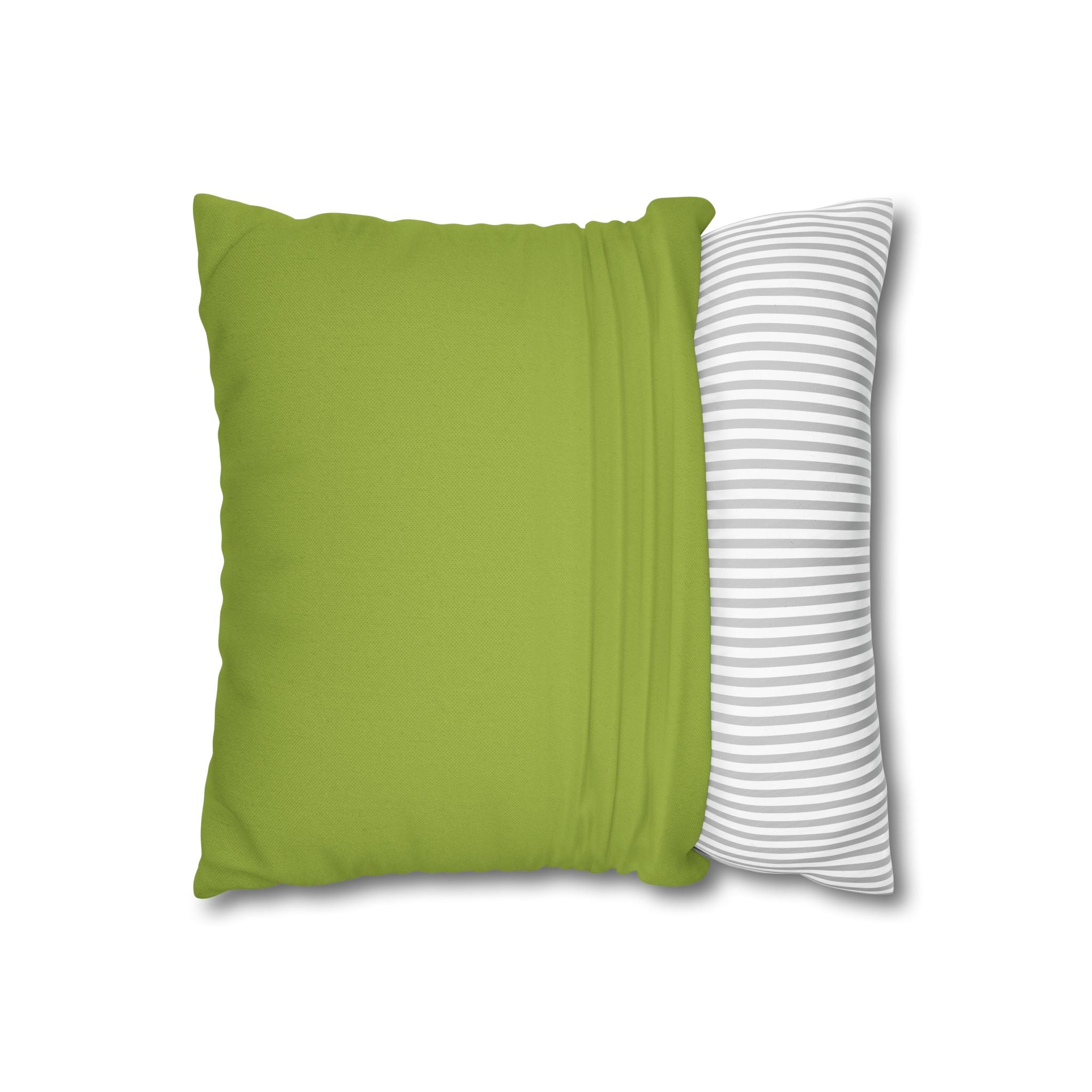 Tropical Leaf Pattern Square Pillowcase — Botanical Tropical Pillowcase