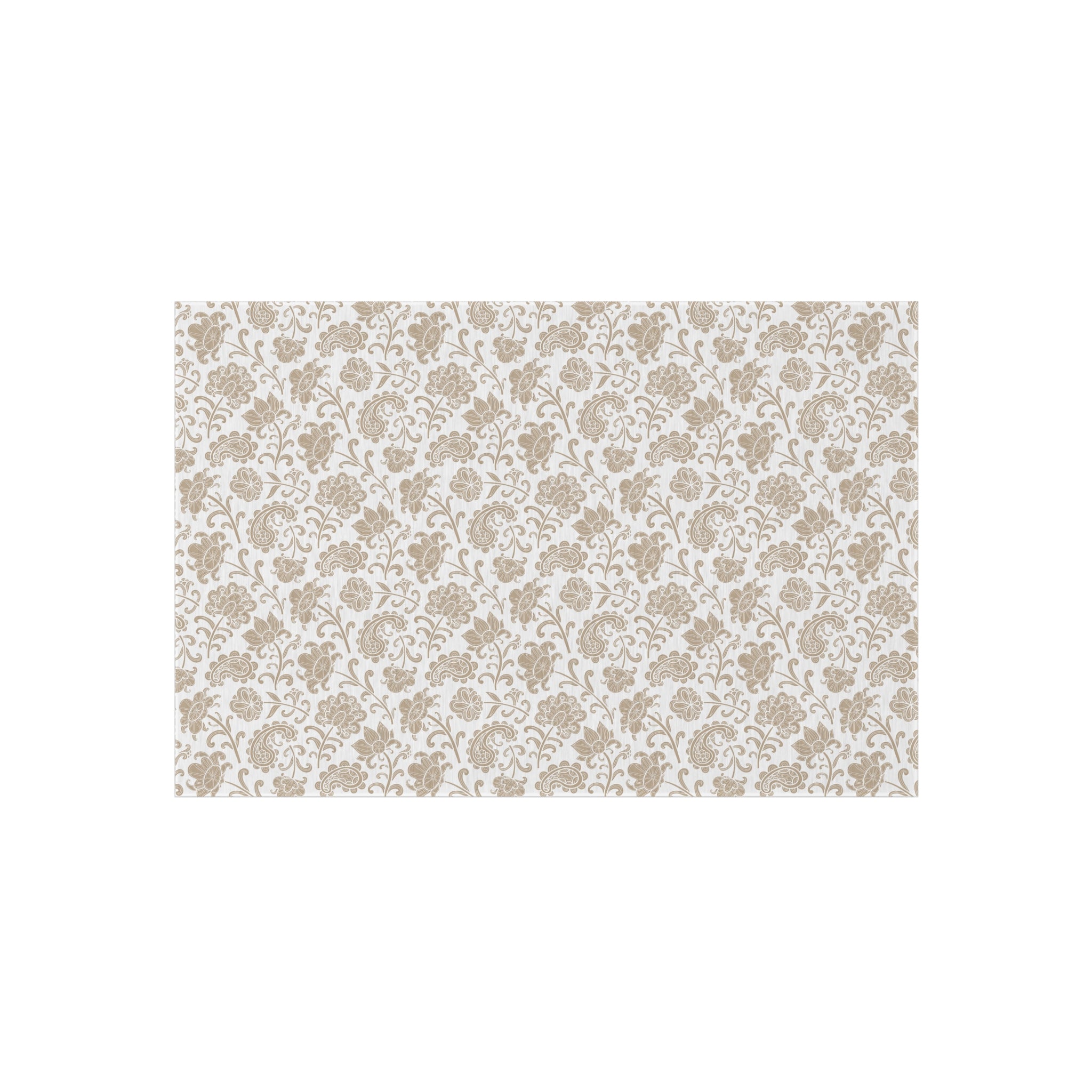 Daisy Gingham Outdoor Rug — Floral Patio Mat