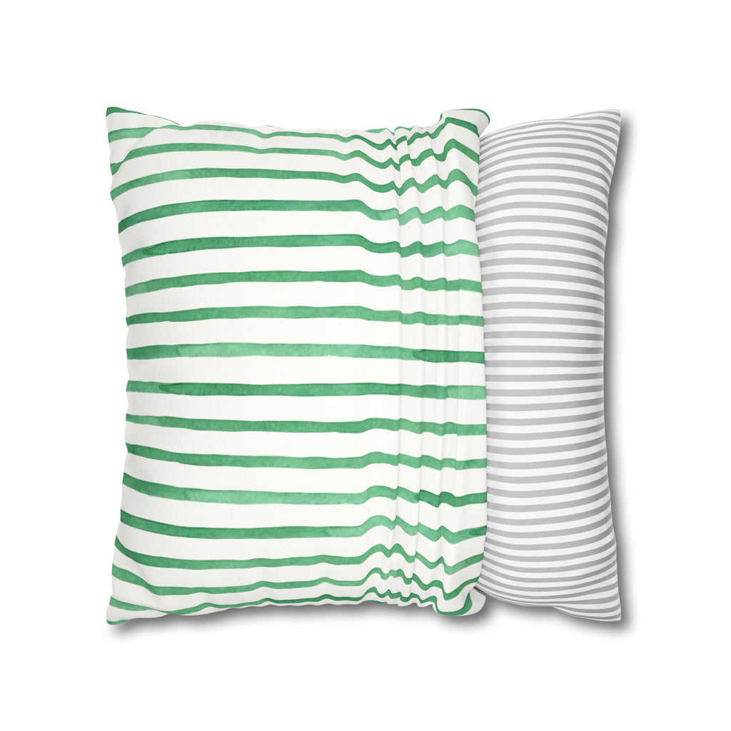 Poppy Floral Faux Suede Square Pillowcase
