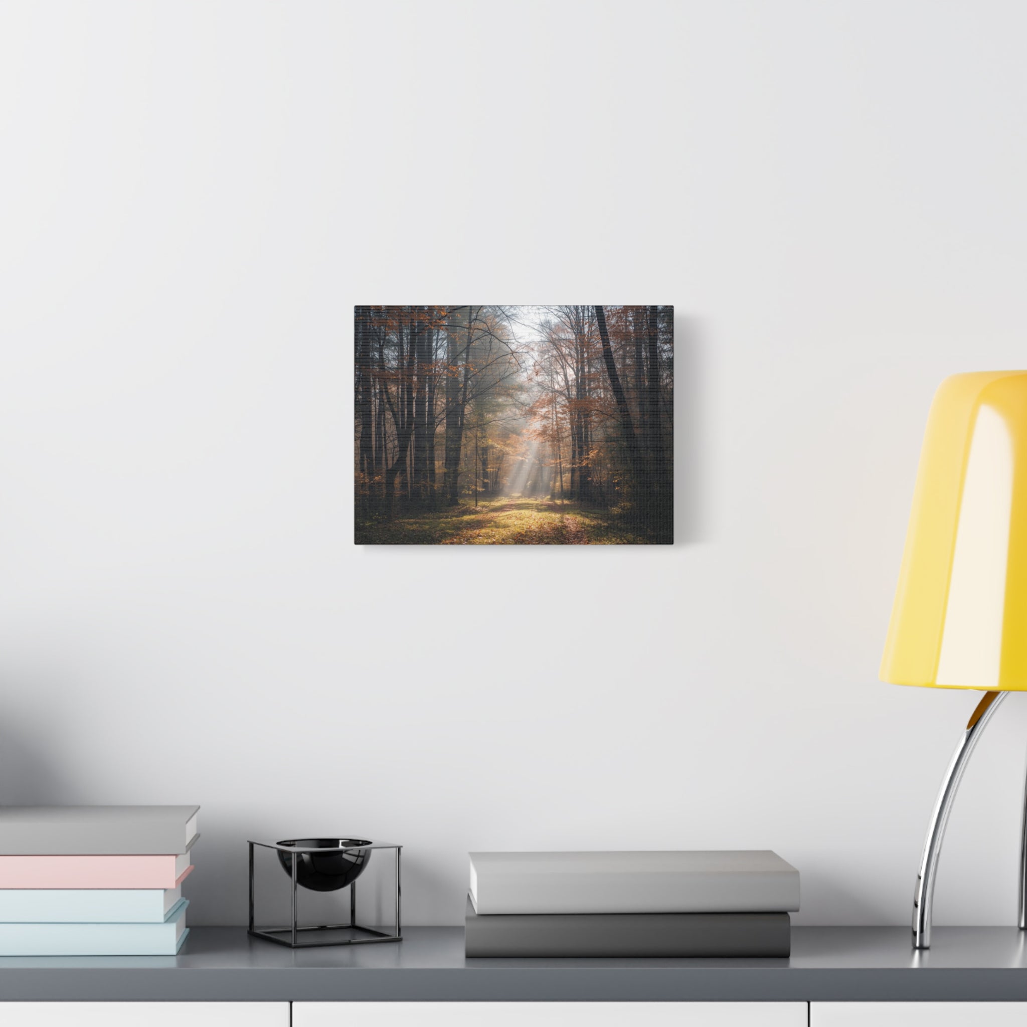 Autumn Forest Canvas Wall Art — Matte Stretched
