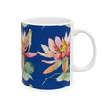 Waterlily Ceramic Coffee Mug – Floral Waterlily 11oz & 15oz Tea Cup