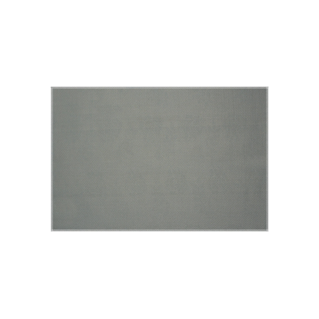 Daisy Gingham Outdoor Rug — Floral Patio Mat