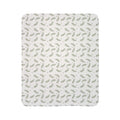 Olive Branch Sherpa Fleece Blanket — Cozy Botanical Throw