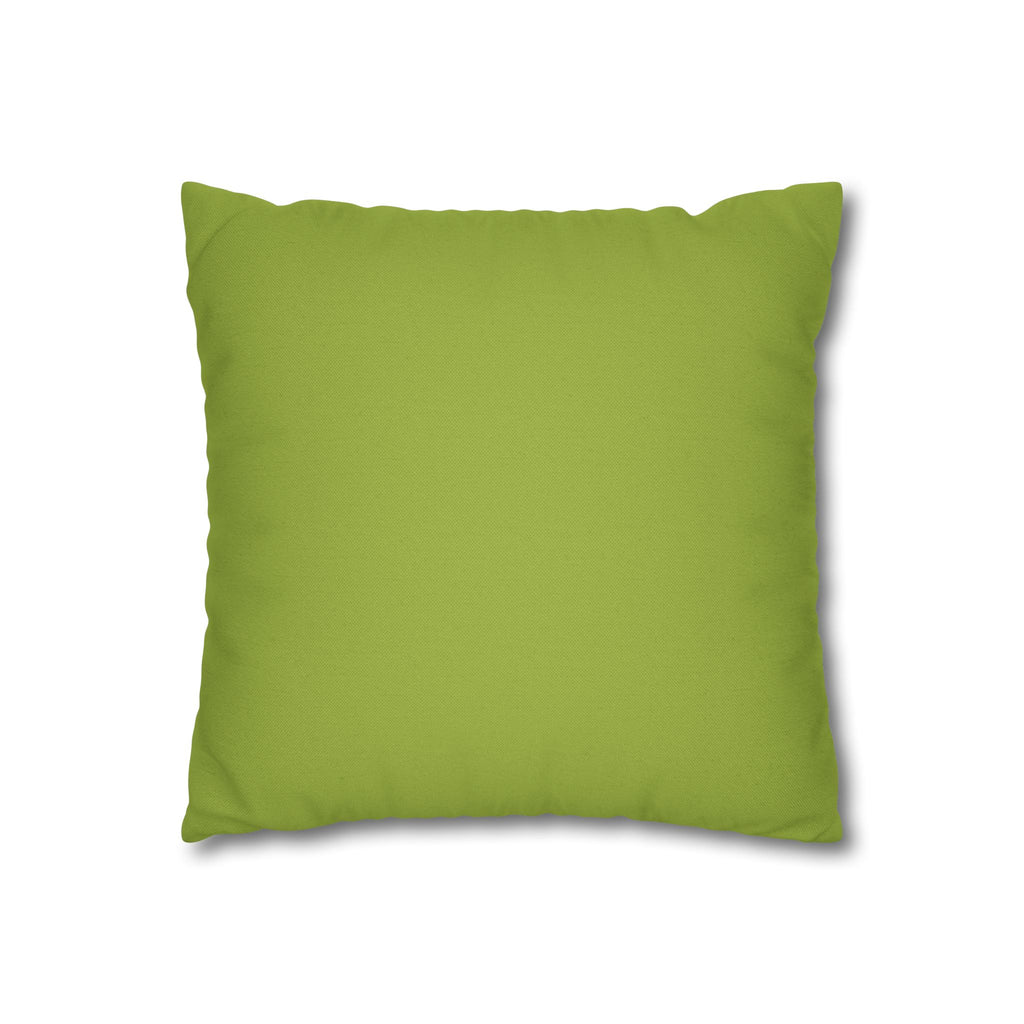 Tropical Leaf Pattern Square Pillowcase — Botanical Tropical Pillowcase