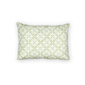 Green Cotton Pillow Sham — Decorative Patterned Pillowcase for Bedroom & Living Room