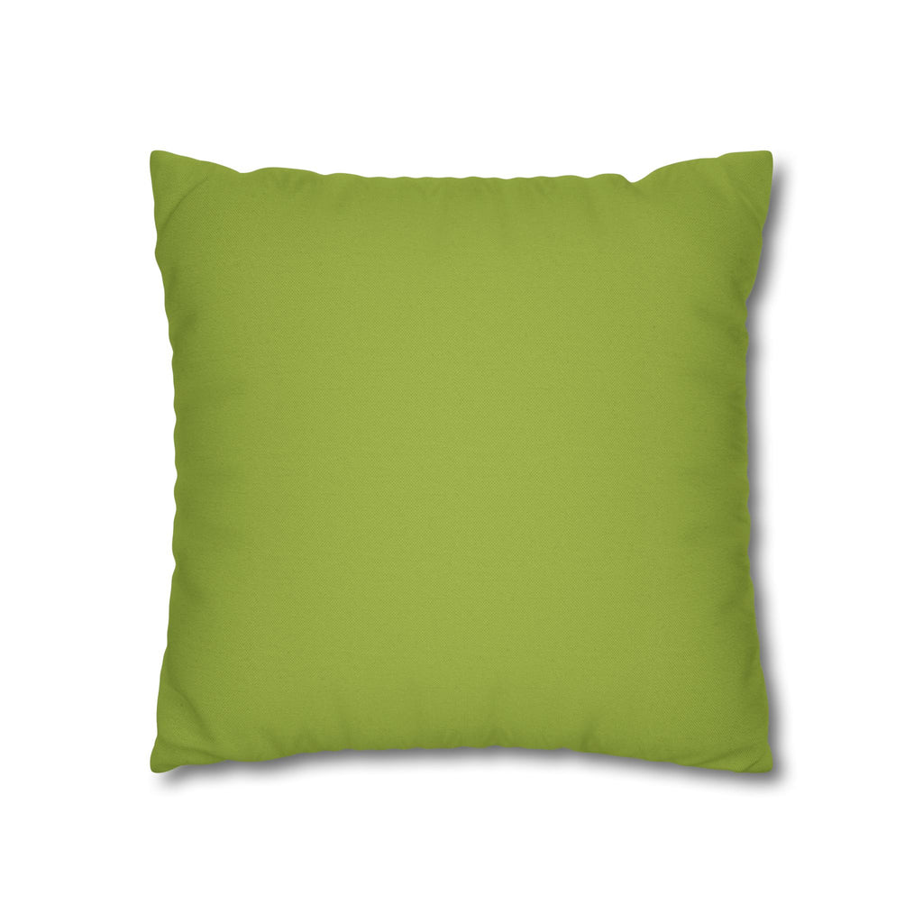 Tropical Leaf Pattern Square Pillowcase — Botanical Tropical Pillowcase