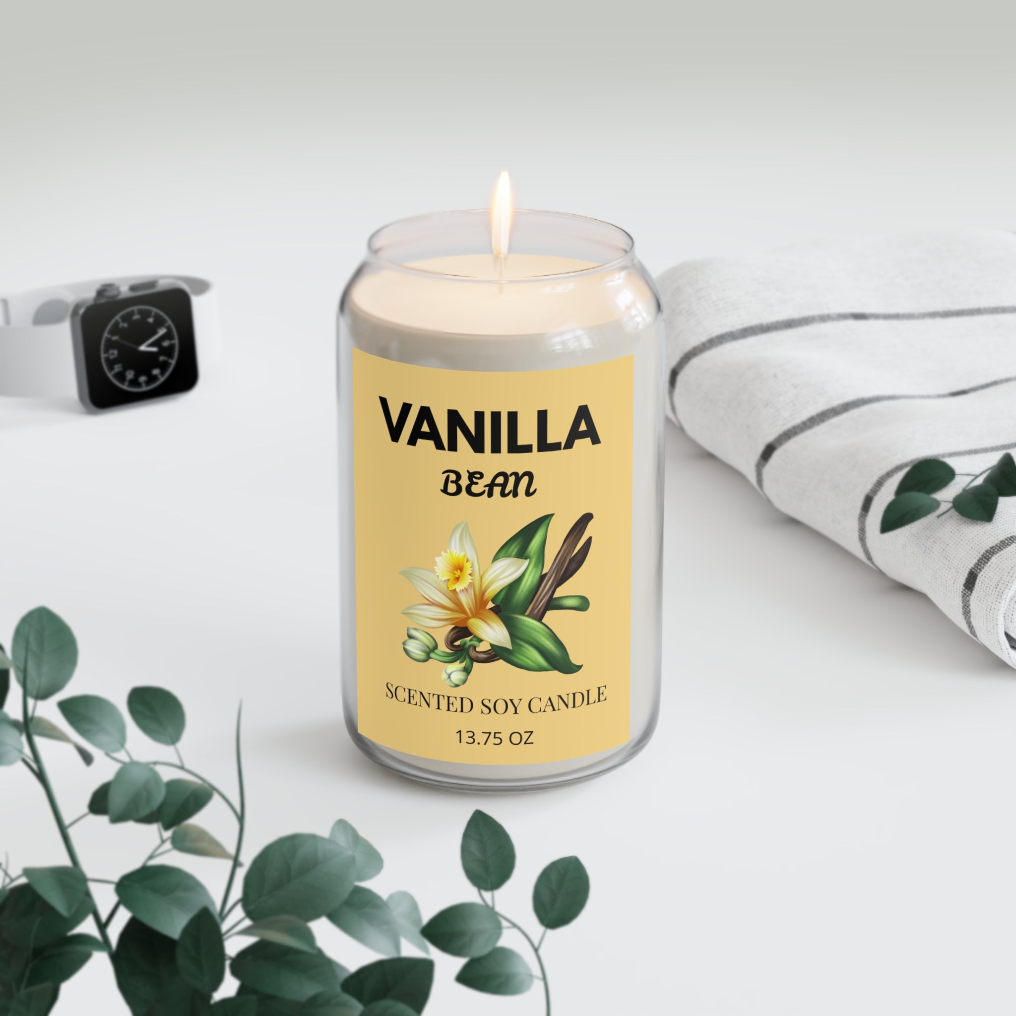 Comfort Spice Soy Candle — 13.75 oz Scented Jar (Autumn & Cozy Home Fragrance)