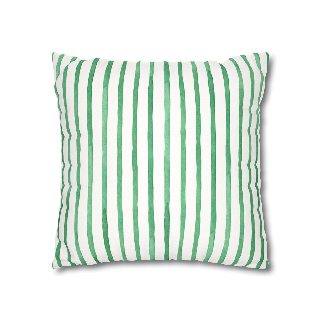 Poppy Floral Faux Suede Square Pillowcase