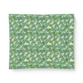Palm Leaf Botanical Cotton Comforter — Tropical Leaf Print Bedding