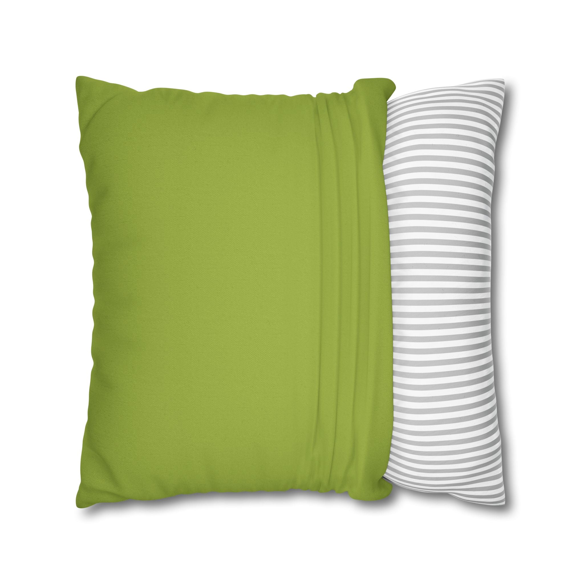 Tropical Leaf Pattern Square Pillowcase — Botanical Tropical Pillowcase