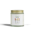 Floral Motivational Coconut Apricot Candle (4oz & 9oz)