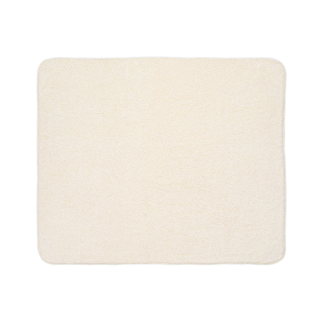Olive Branch Sherpa Fleece Blanket — Cozy Botanical Throw