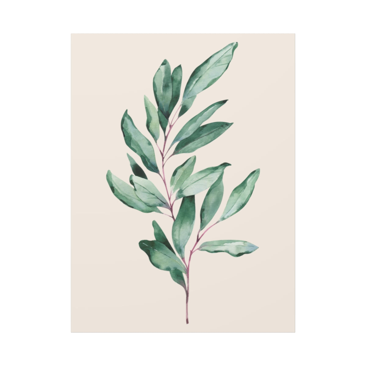 Canvas Print Sage Green Botanical Set Of 3