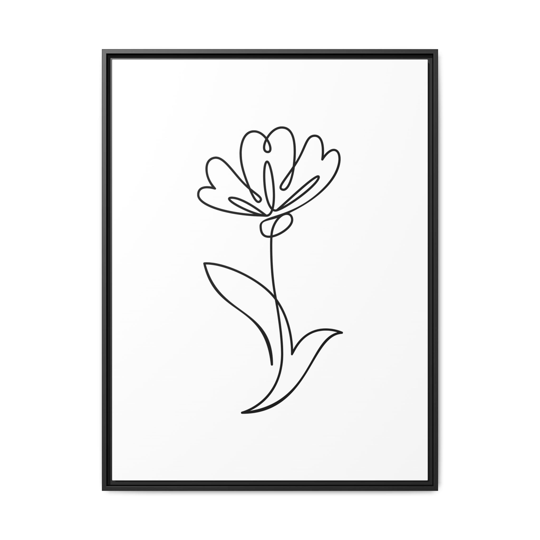 Minimal Line Art Floral Print Set Of 3