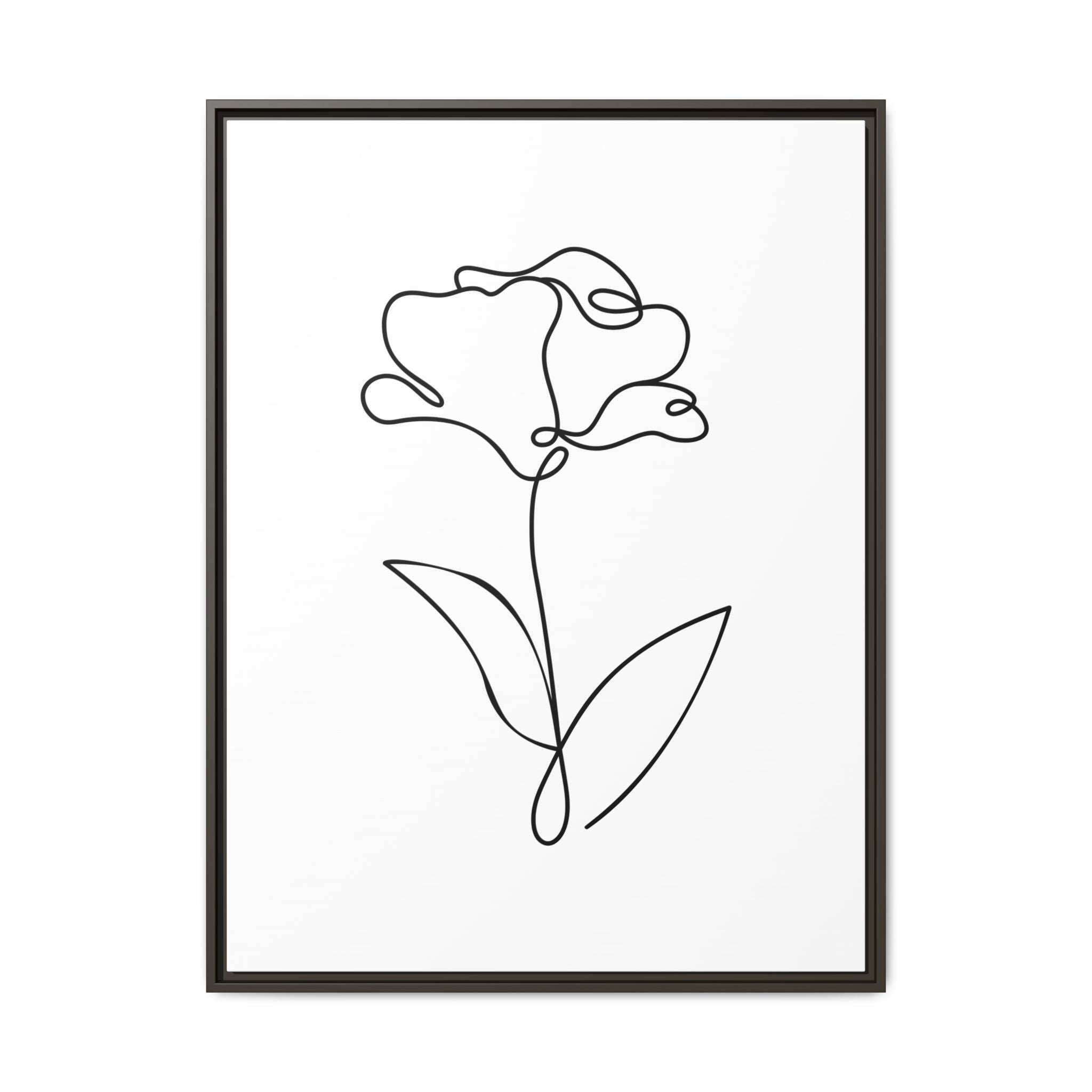 Minimal Line Art Floral Print Set Of 3
